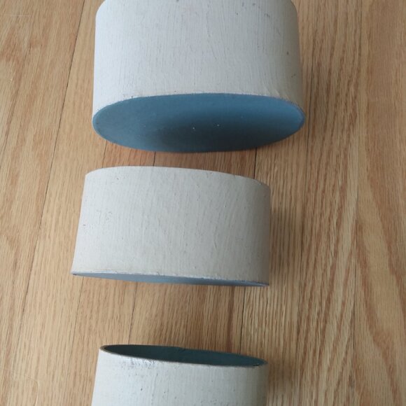 Vintage Nesting Shaker Boxes Hand Painted Cows Country Farmhouse Decor - Picture 7 of 12